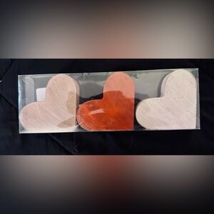 Rustic Wooden Heart Trio-NWT